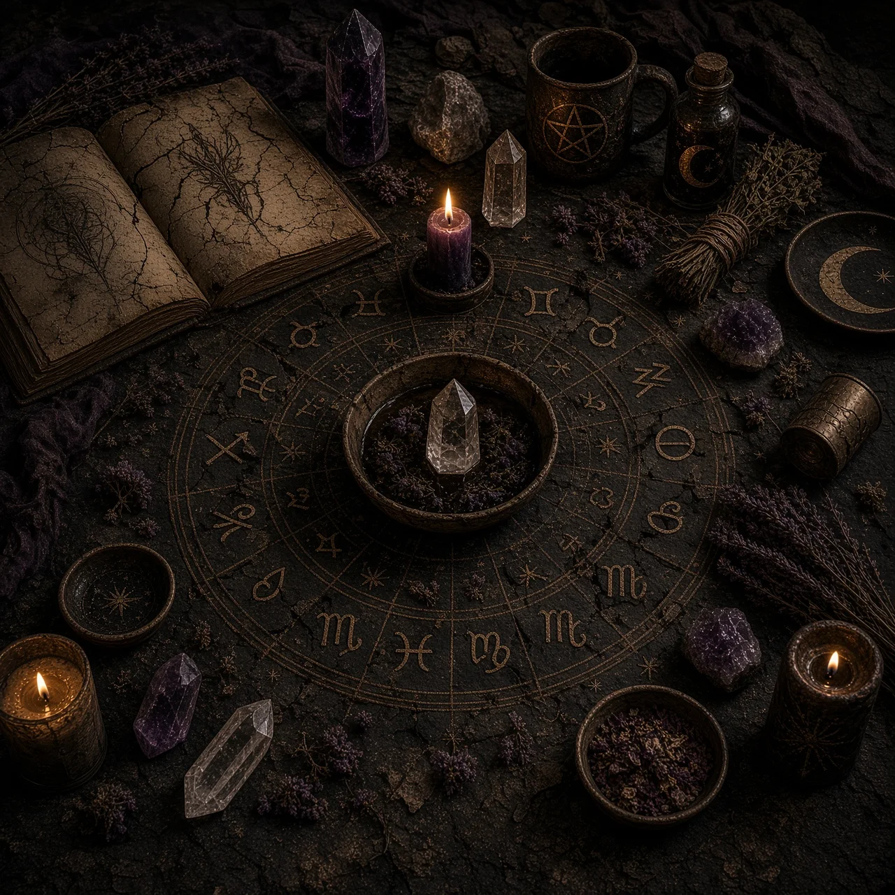 Astrology & Zodiac Life Reading ritual image for psychic, spirit & astral work